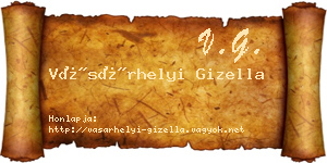 Vásárhelyi Gizella névjegykártya